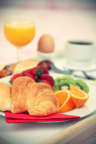 Frühstückstablett - Foto, Bild