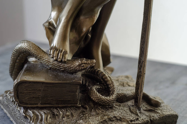 Statue der Themis - Göttin der Gerechtigkeit. Detail. - Foto, Bild