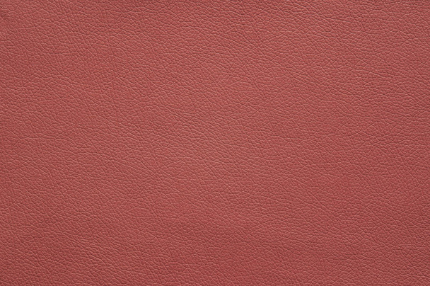 Pale red artificial leather with large texture. - 写真・画像