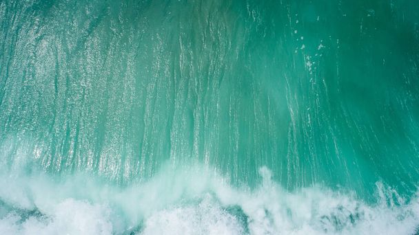 Aerial  view of sea wave surface - 写真・画像