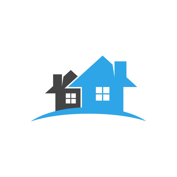 Шаблон дизайну логотипу будинку нерухомості Векторні ілюстрації
 - Вектор, зображення