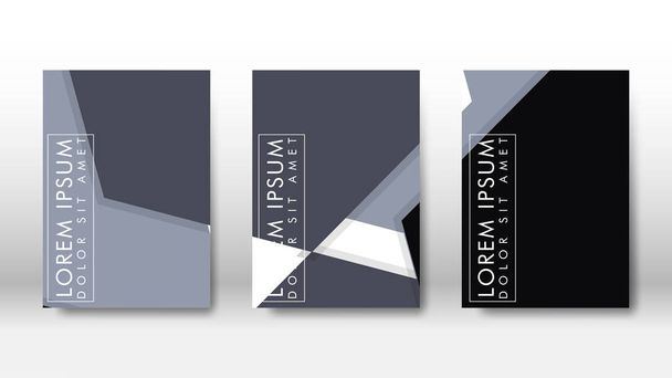 Abstracte cover met elementen van de zeshoek. boek ontwerpconcept. Futuristische business lay-out. Digitale poster sjabloon. Ontwerp Vector - eps10 - Vector, afbeelding