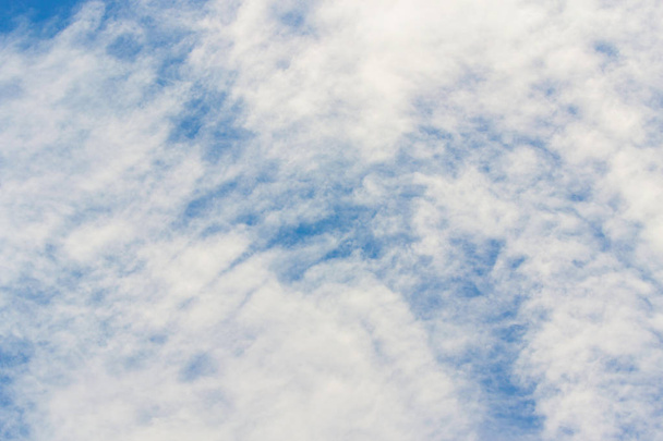  Blue sky with white clouds in the sky. - Zdjęcie, obraz
