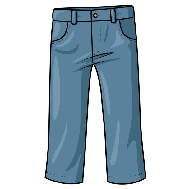 Ilustración de bonitos pantalones de dibujos animados
. - Vector, Imagen