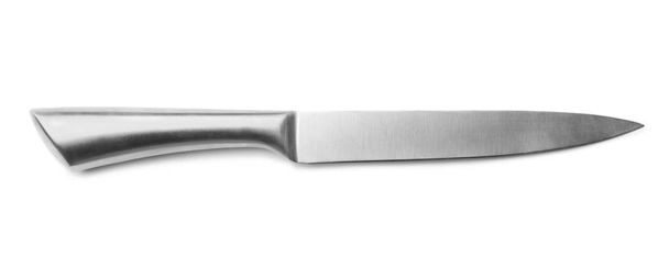 metalowy nóż na białym tle - Zdjęcie, obraz