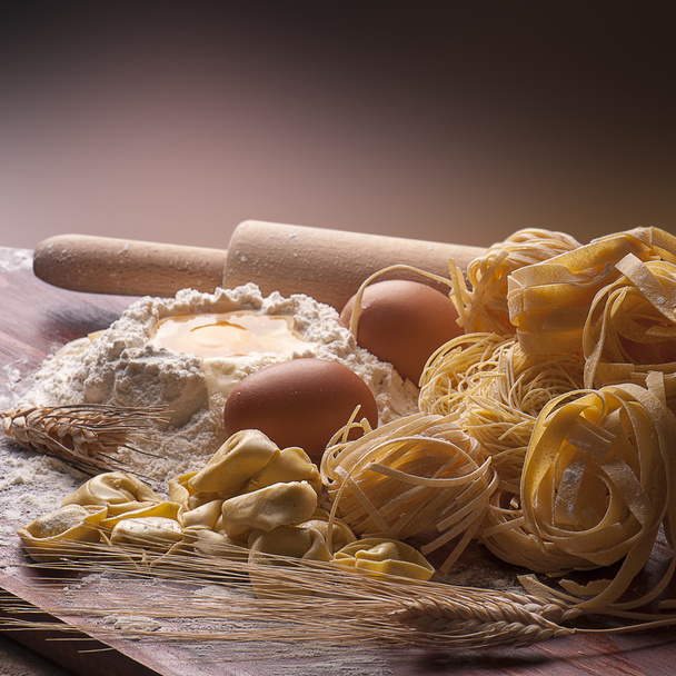 Ιταλικά ζυμαρικά - Φωτογραφία, εικόνα