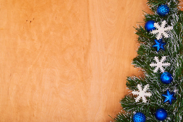 näkymä ylhäältä kaunis joulu koristelu taustalla
 - Valokuva, kuva