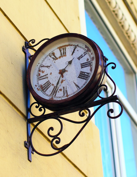 Outdoor analog wall clock - Fotoğraf, Görsel