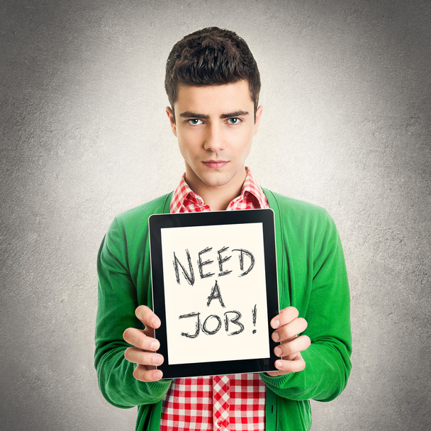 Young man needs a job - Fotó, kép