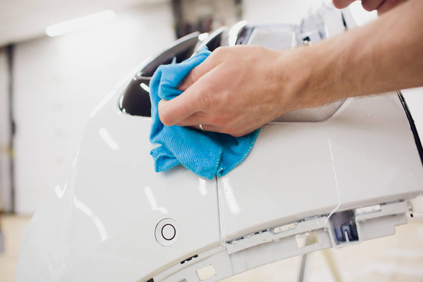 Car paint protection, protect coating installation - Photo, Image
