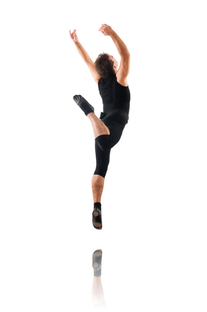 Beyaz arka plan üzerinde izole dansçı - Fotoğraf, Görsel