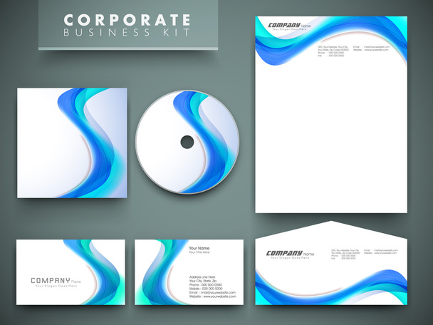 Professional corporate identity kit or business kit for your bus - Wektor, obraz