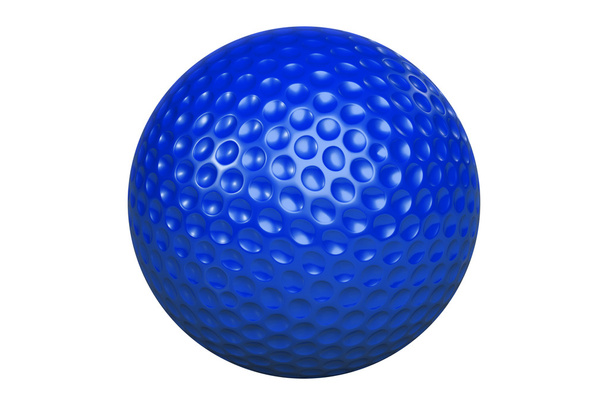 Golfball-Aislado Azul
 - Foto, imagen