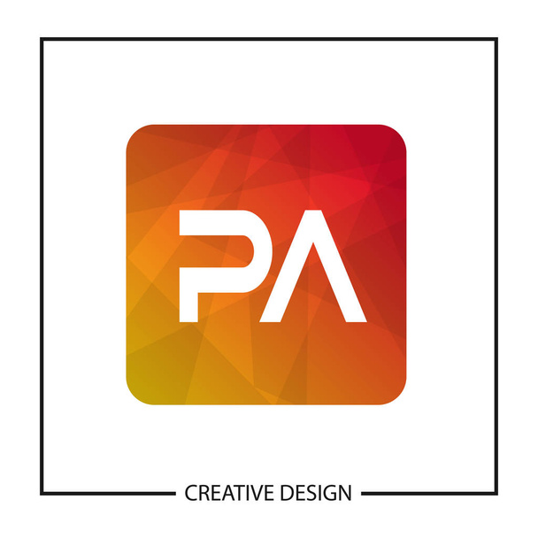 Alkuperäinen Letter PA Logo malli Design Vector Illustration
 - Vektori, kuva