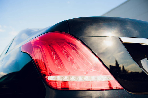 back light with brilliant reflections auto body - Фото, зображення