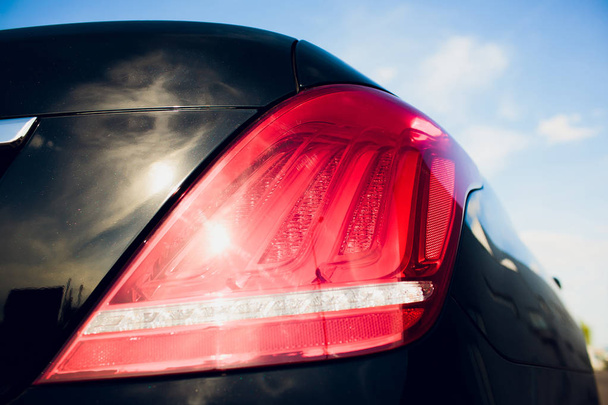 back light with brilliant reflections auto body - Фото, зображення