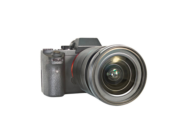 Photo of camera isolate on white background - Photo, Image