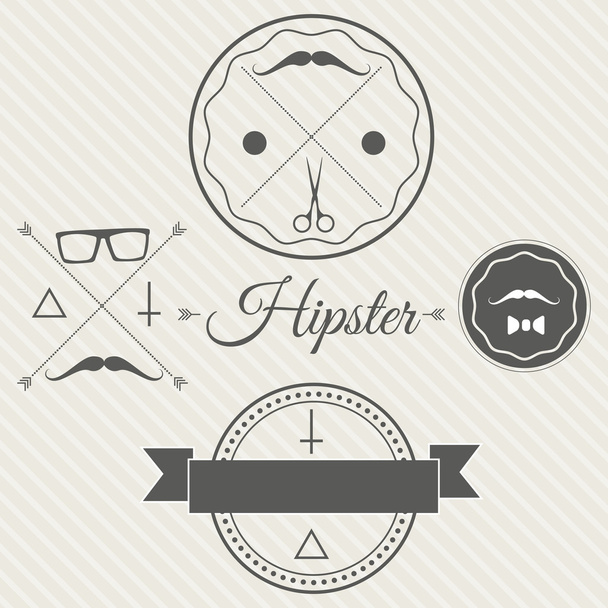 Hipster style background. vector illustration  - Vector, Image