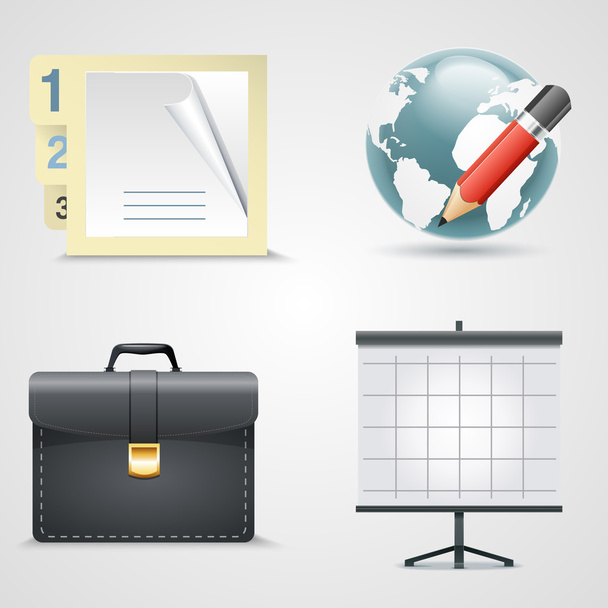 Vector set of bbusiness icons. - Vector, Image