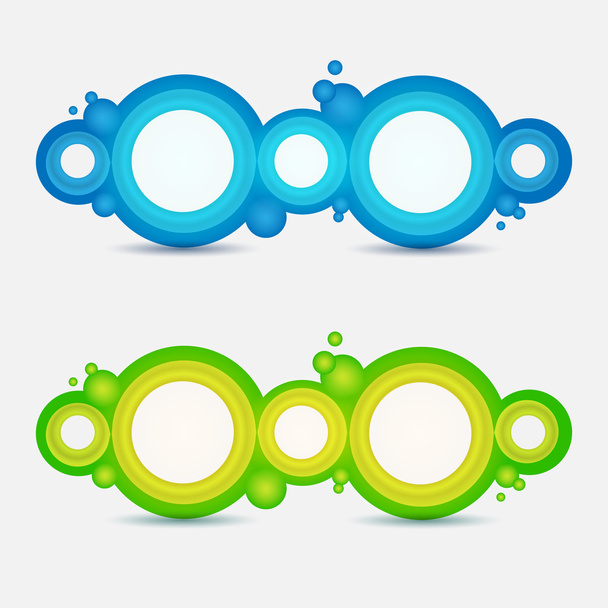 circle frames, vector design - Διάνυσμα, εικόνα