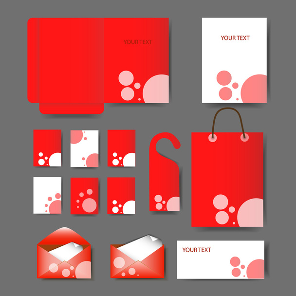 Set of templates corporate identity - Vector, Image