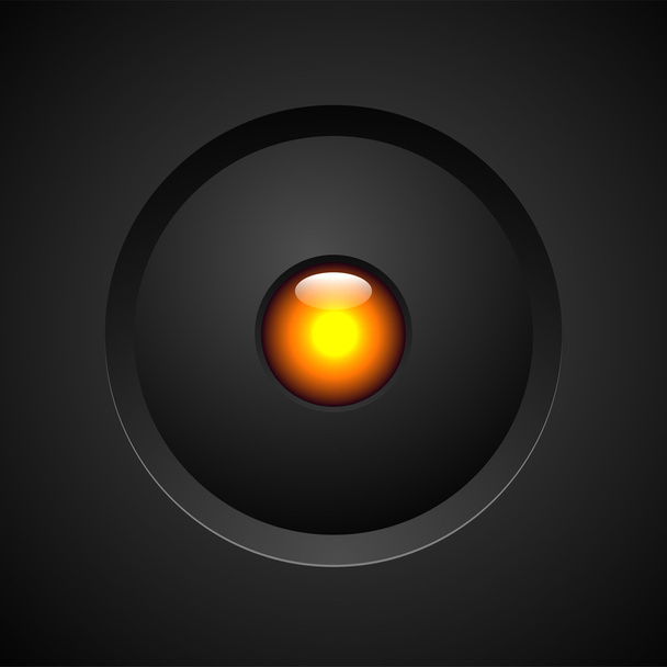 Vector orange button,  vector illustration   - Vector, Image