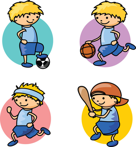 Cartoon sport icon - Вектор, зображення