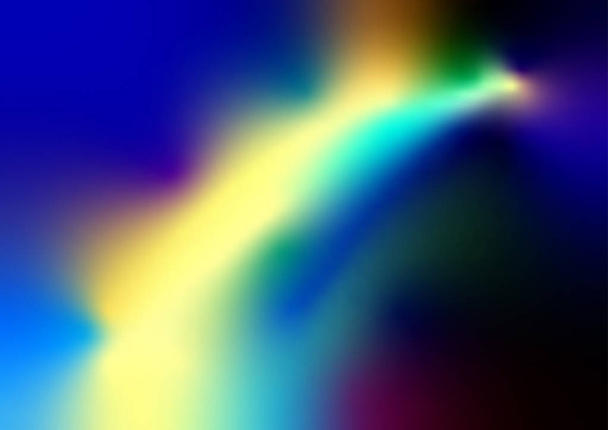 Fondo abstracto del cielo nocturno con línea colorida y espléndido punto de estrella
. - Vector, Imagen