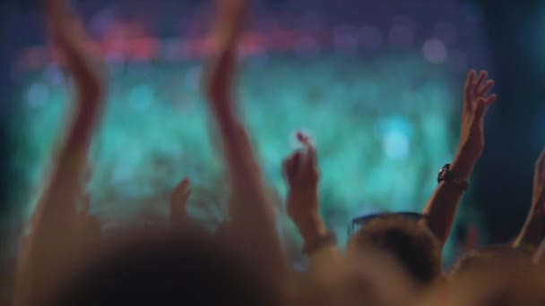 torcida fãs em um concerto ao vivo
 - Filmagem, Vídeo