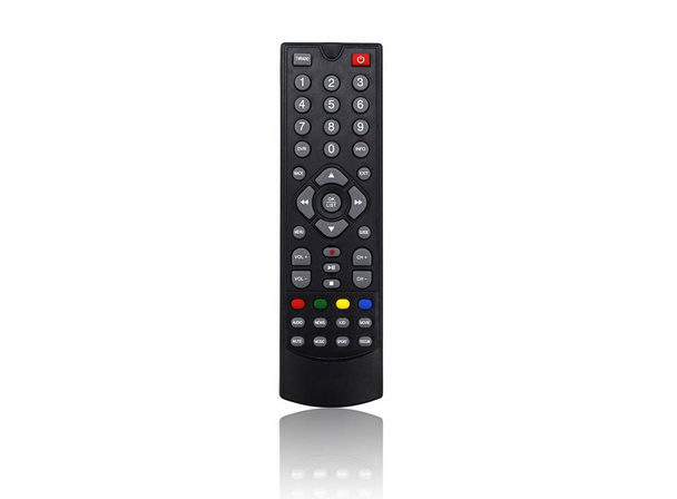 Remote control isolated on white background, top view - Photo, Image