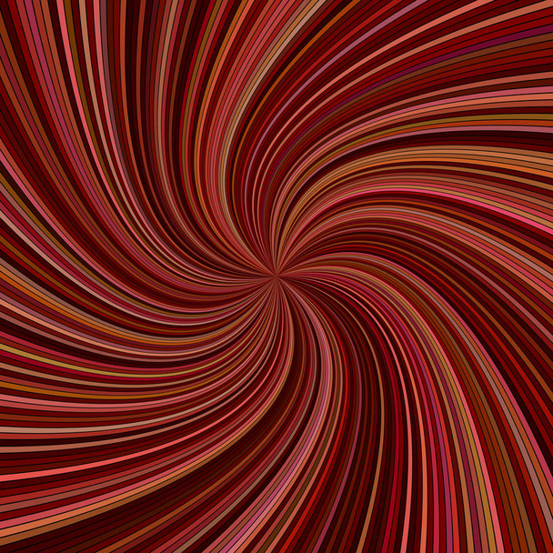 Brown psicodélico abstrato espiral stripe fundo - ilustração vetorial
 - Vetor, Imagem