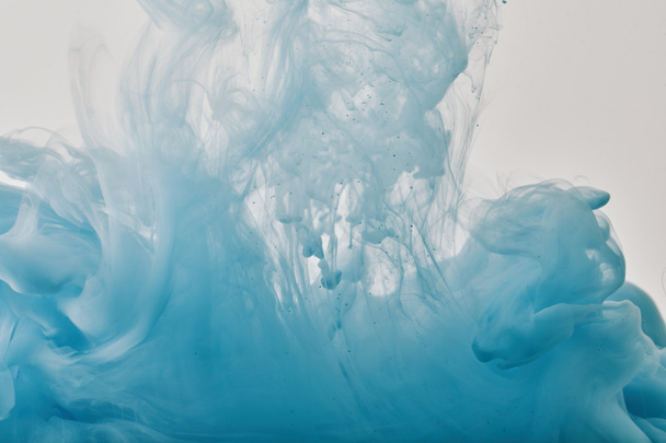 artistic background with blue swirls of paint - Zdjęcie, obraz