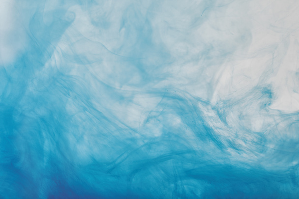 abstract texture with blue mixing paint  - Photo, Image