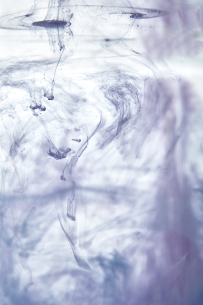 background with abstract violet swirls of paint - Photo, Image