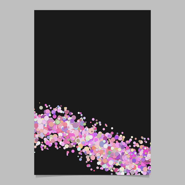 Абстрактный блан, посыпанный кондитерским соусом Dot Flyer - векторный дизайн
 - Вектор,изображение
