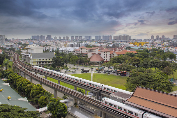 Estação de trânsito rápido de massa de Singapura
 - Foto, Imagem