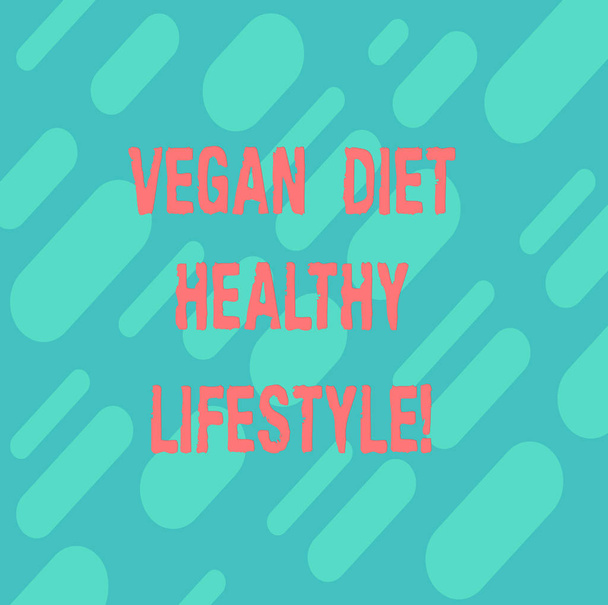 Word writing text Vegan Diet Healthy Lifestyle. Business concept for Healthy lifestyle eating vegetables and fruits Diagonal Repeat Oblong Multi Tone Blank Copy Space for Poster Wallpaper. - Photo, Image