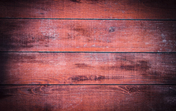oude houtstructuur paars met donkere vignet - Foto, afbeelding
