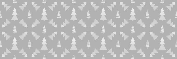 Vzor bezešvé s vánoční stromky. Abstraktní geometrické tapety. Tisk na textil, letáky a plakáty. Kresba pro design - Vektor, obrázek