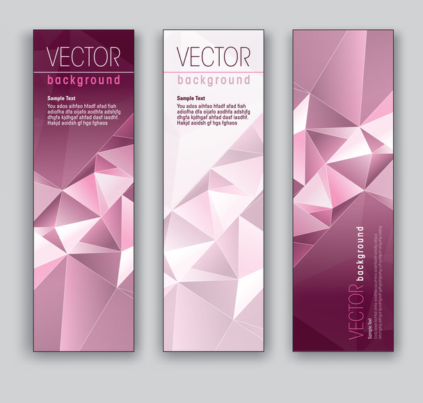 Vector Banners. Abstract Backgrounds. Eps10. - Vector, Image