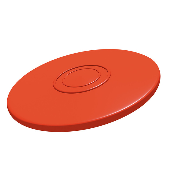 κόκκινο ιπτάμενο δίσκο - Φωτογραφία, εικόνα