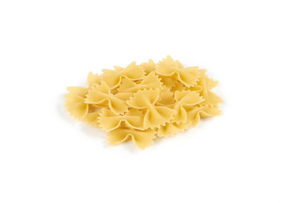 A Farfalle pasta isolated on white background - Foto, immagini