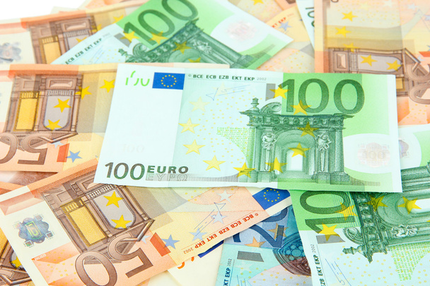 Euro banknotes close-up - Zdjęcie, obraz