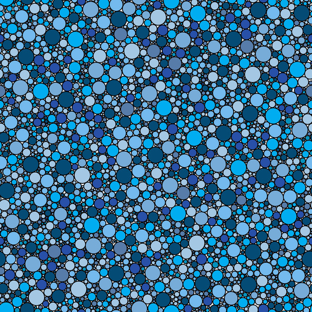 Abstract seamless pattern small blue circles texture background - ベクター画像