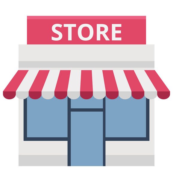 Shop Color isolated Vector Icon that can be easily modified or edit - Vector, Image