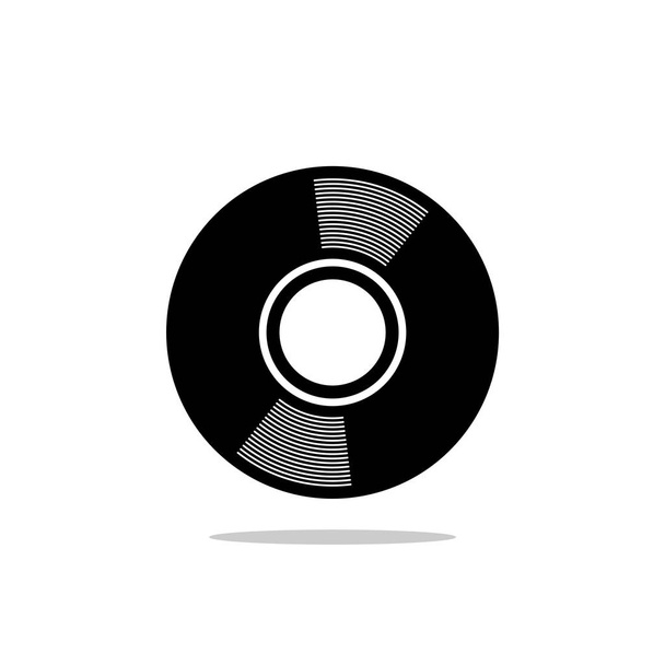 Plantilla de logotipo de disco compacto
 - Vector, imagen