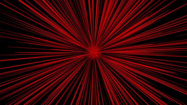 Abstrakcja uprawy promieni w kolorze czerwonym - Materiał filmowy, wideo