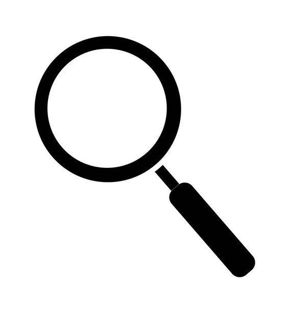 Icono de lupa icono de búsqueda vectorial aislado en blanco
  - Vector, Imagen