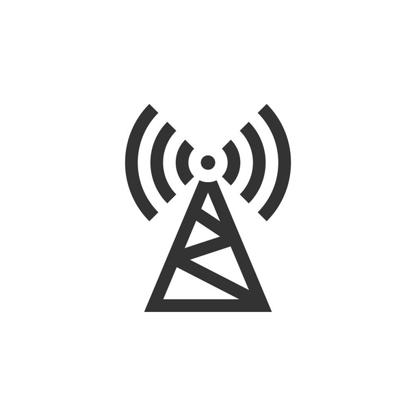 Signální věž ikony Logo šablona - Vektor, obrázek