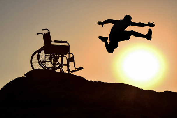 osoby s zdravotním postižením životní styl a neobvyklé naděje - Fotografie, Obrázek
